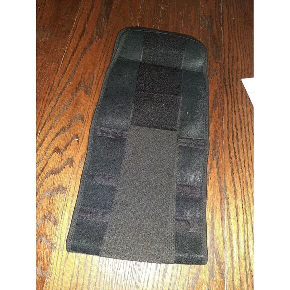 NWOT Large Black Back Support Belt- Adjustable Hook and Loop - Picture 3 of 3